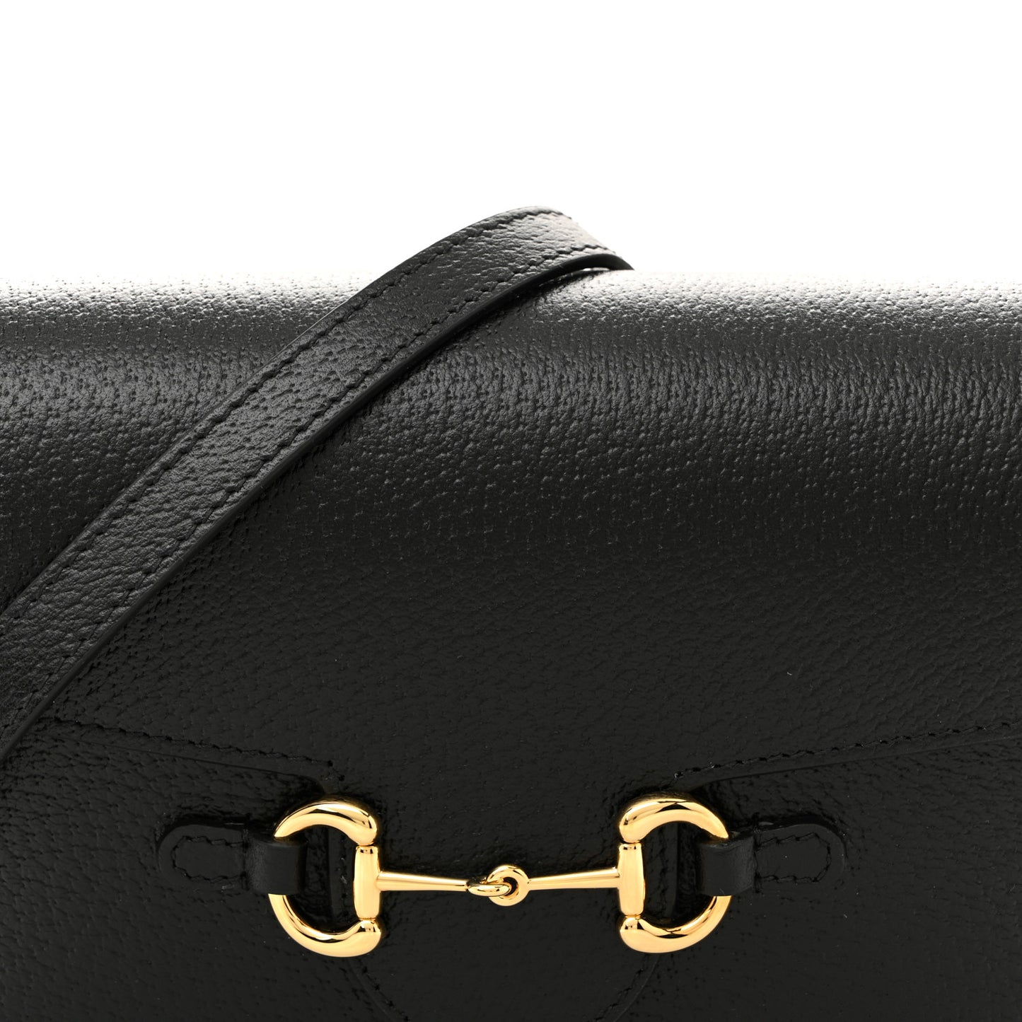 Calfskin Horsebit 1955 Shoulder Bag Black