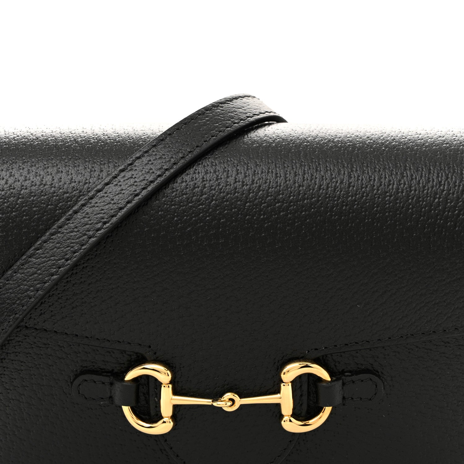 Gucci Calfskin Horsebit 1955 Shoulder Bag Black 8 of 11
