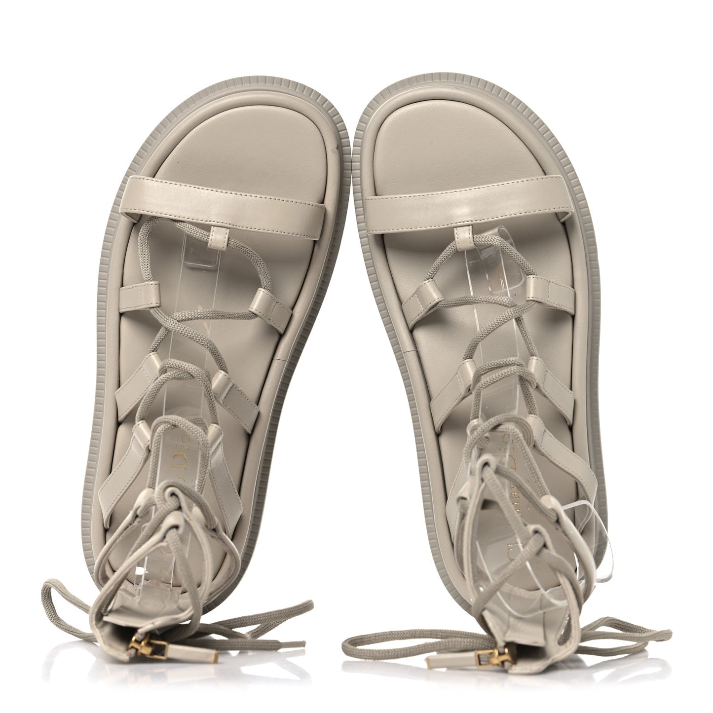 Calfskin Abbesse Sandal 39.5 Beige