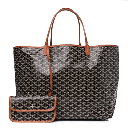 Goyard Goyardine Saint Louis GM Black Gold 1 of 9