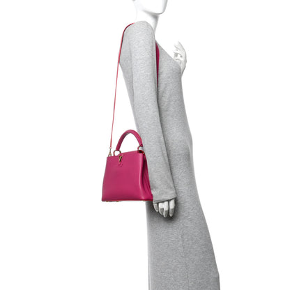 Louis Vuitton Taurillon Capucines BB Hibiscus Poppy 2 of 9