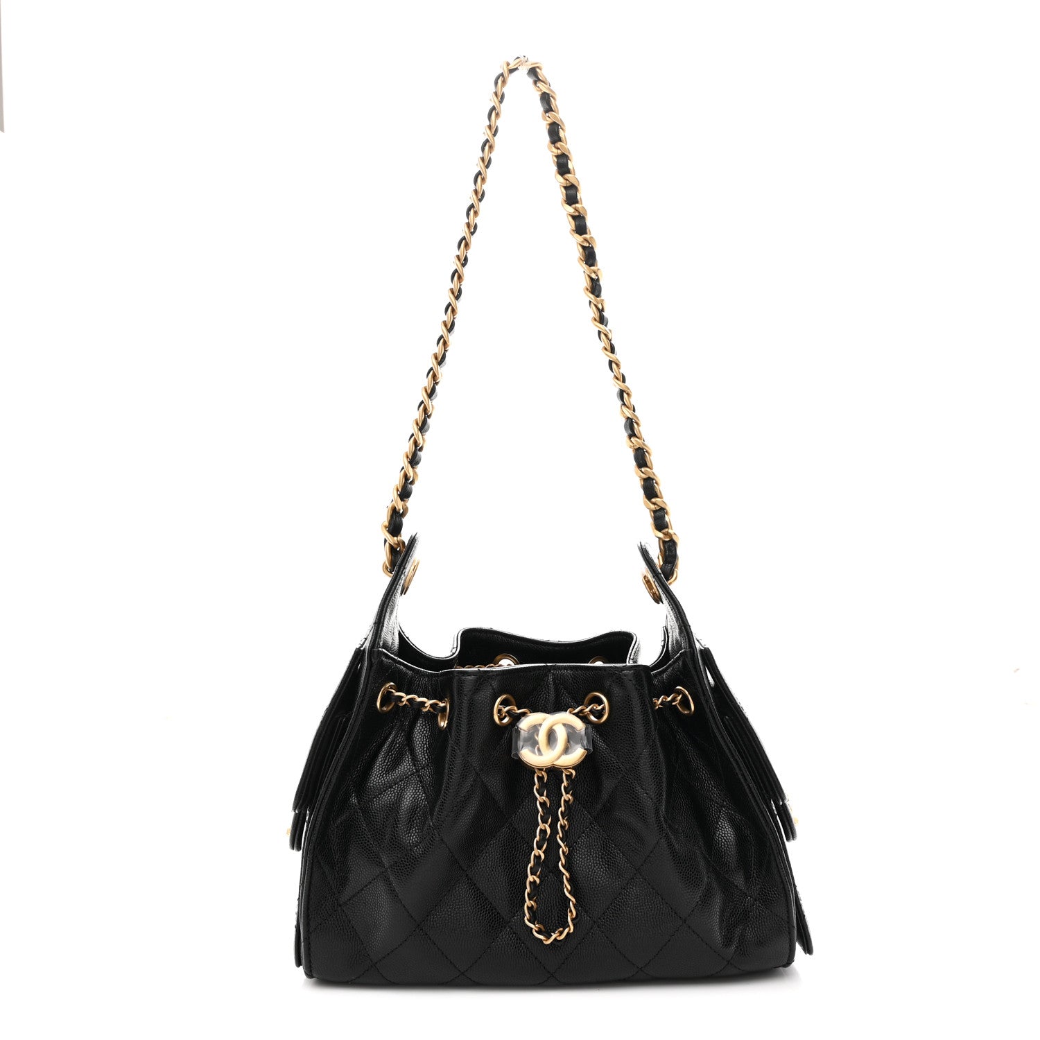 Chanel Caviar Quilted Mini Chanel 25 Handbag Black 1 of 11