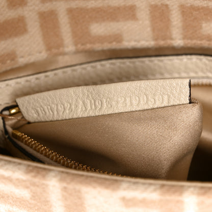 Fendi Wool Cuoio Romano Selleria FF 1974 Baguette 1997 Beige Cammello Camelia 7 of 10