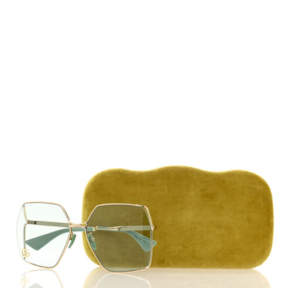 Gucci Metal Sunglasses GG0817S Green 7 of 7