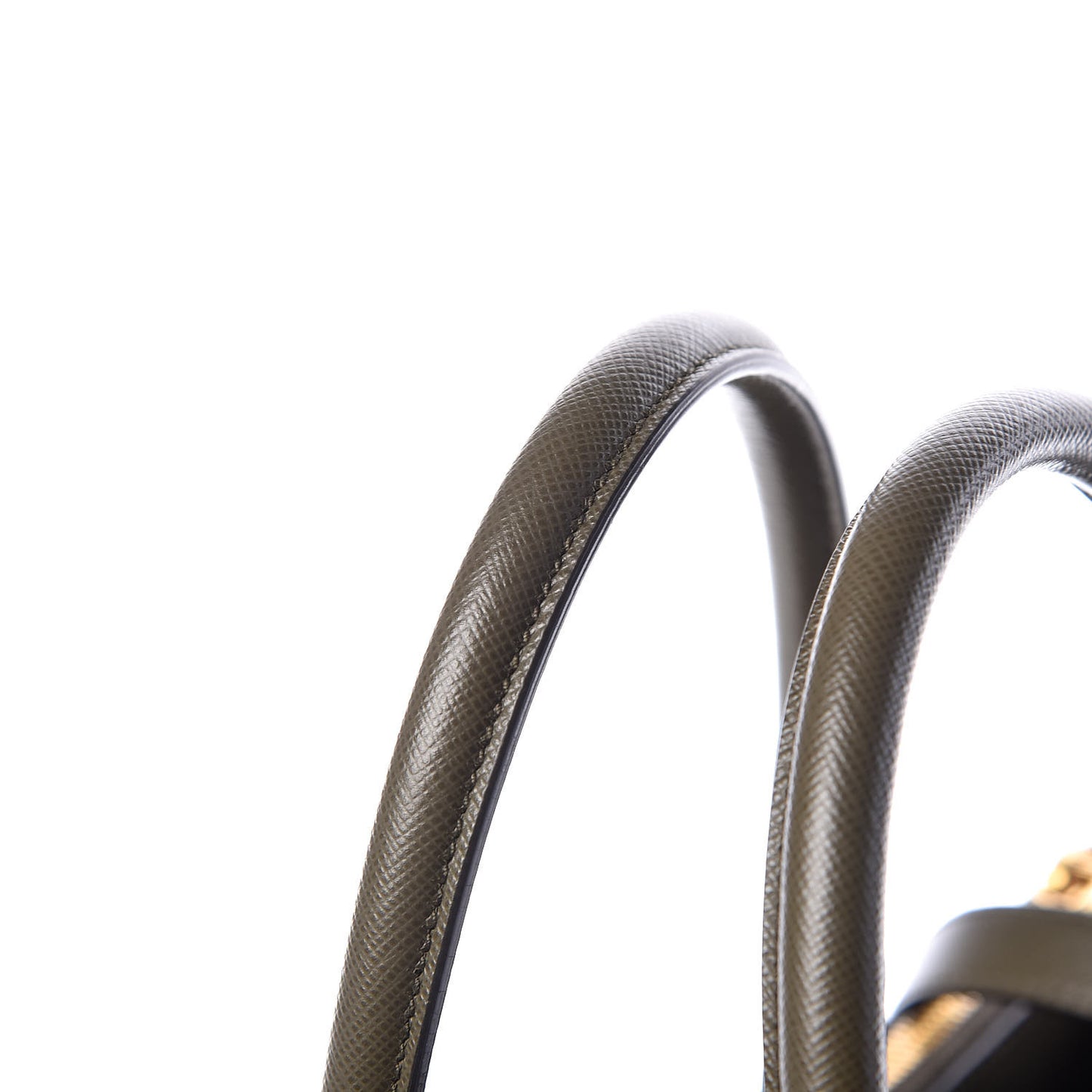 Saffiano Small Galleria Double Zip Tote Militare