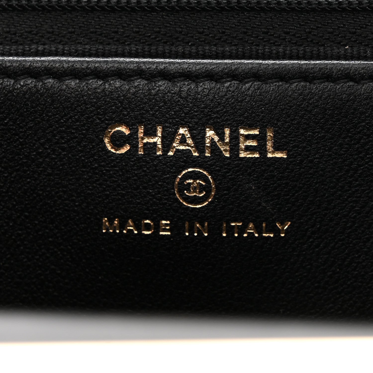 Chanel Lambskin Quilted Top Handle Wallet On Chain WOC Black 6 of 10