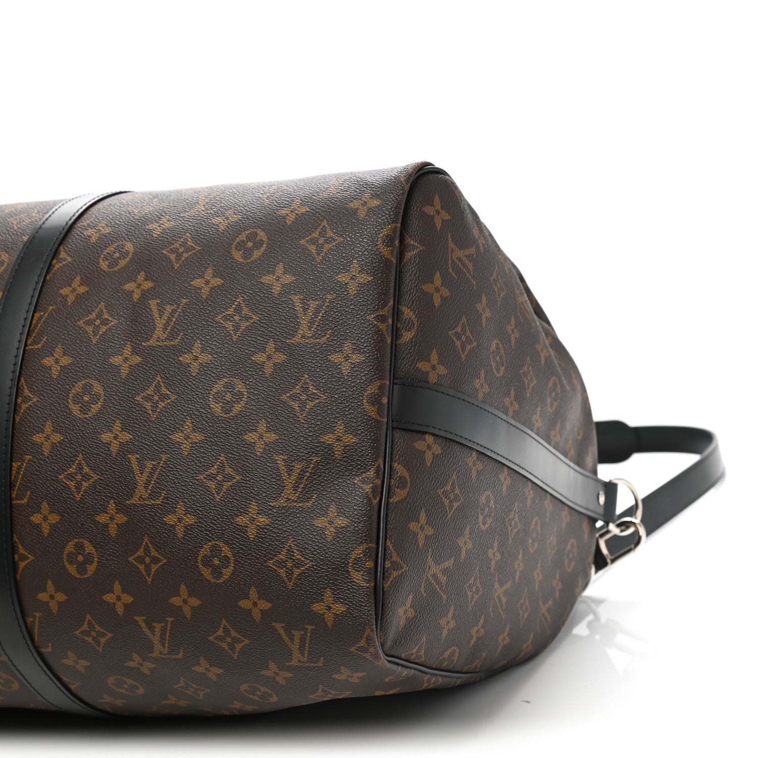 Louis Vuitton Monogram Macassar Keepall Bandouliere 55 9 of 16