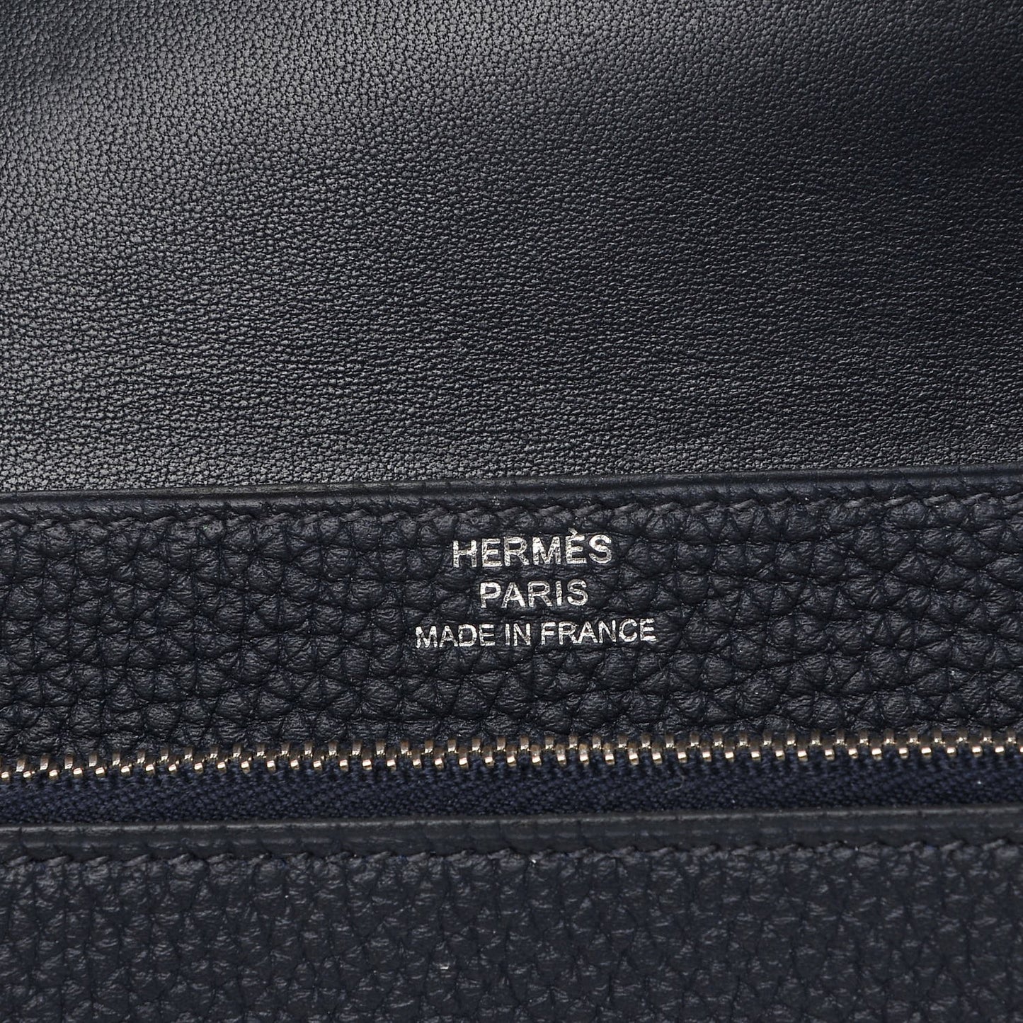 Togo Dogon Compact Wallet Bleu Nuit