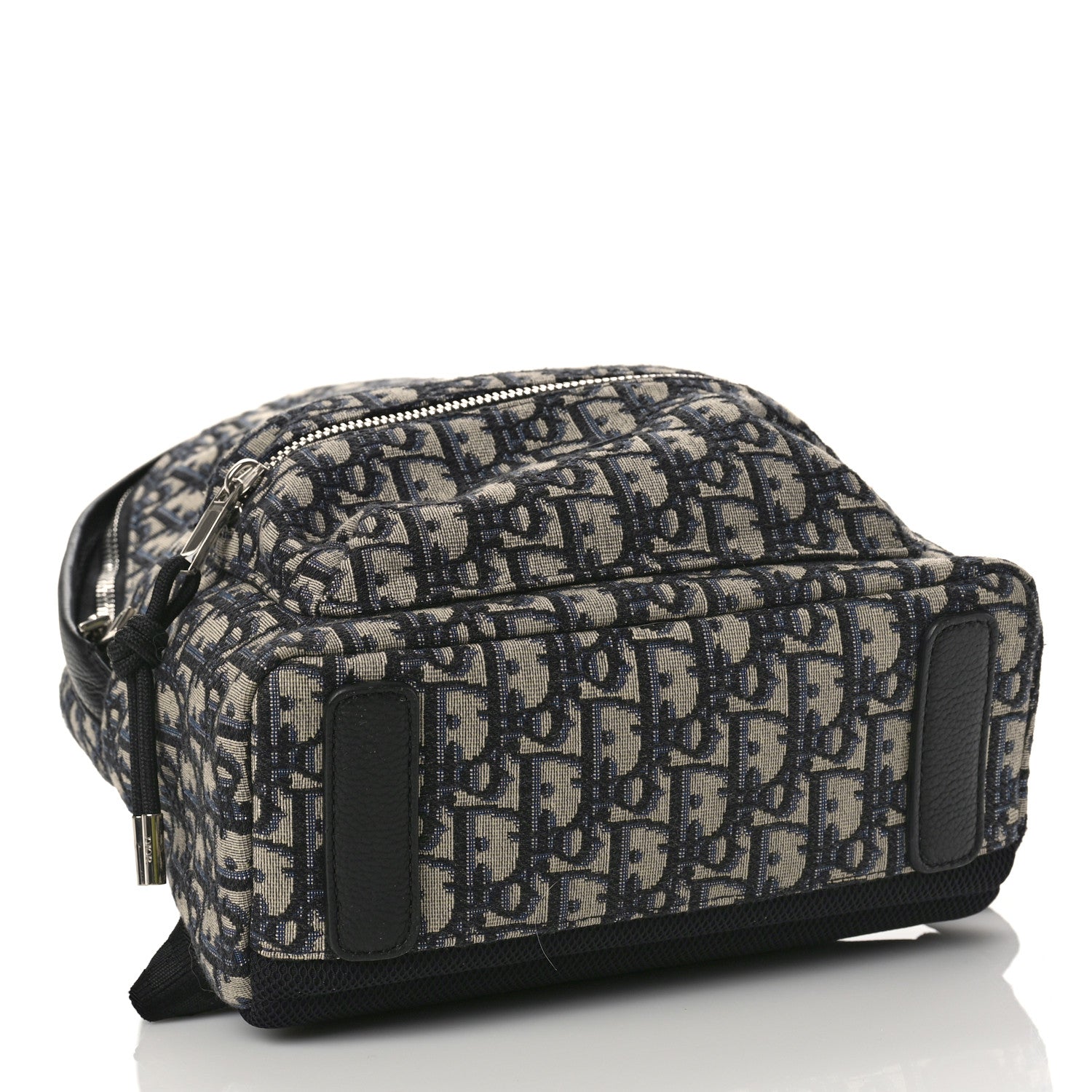 Christian Dior Oblique Calfskin Rider Kid's Backpack Beige Black 5 of 9