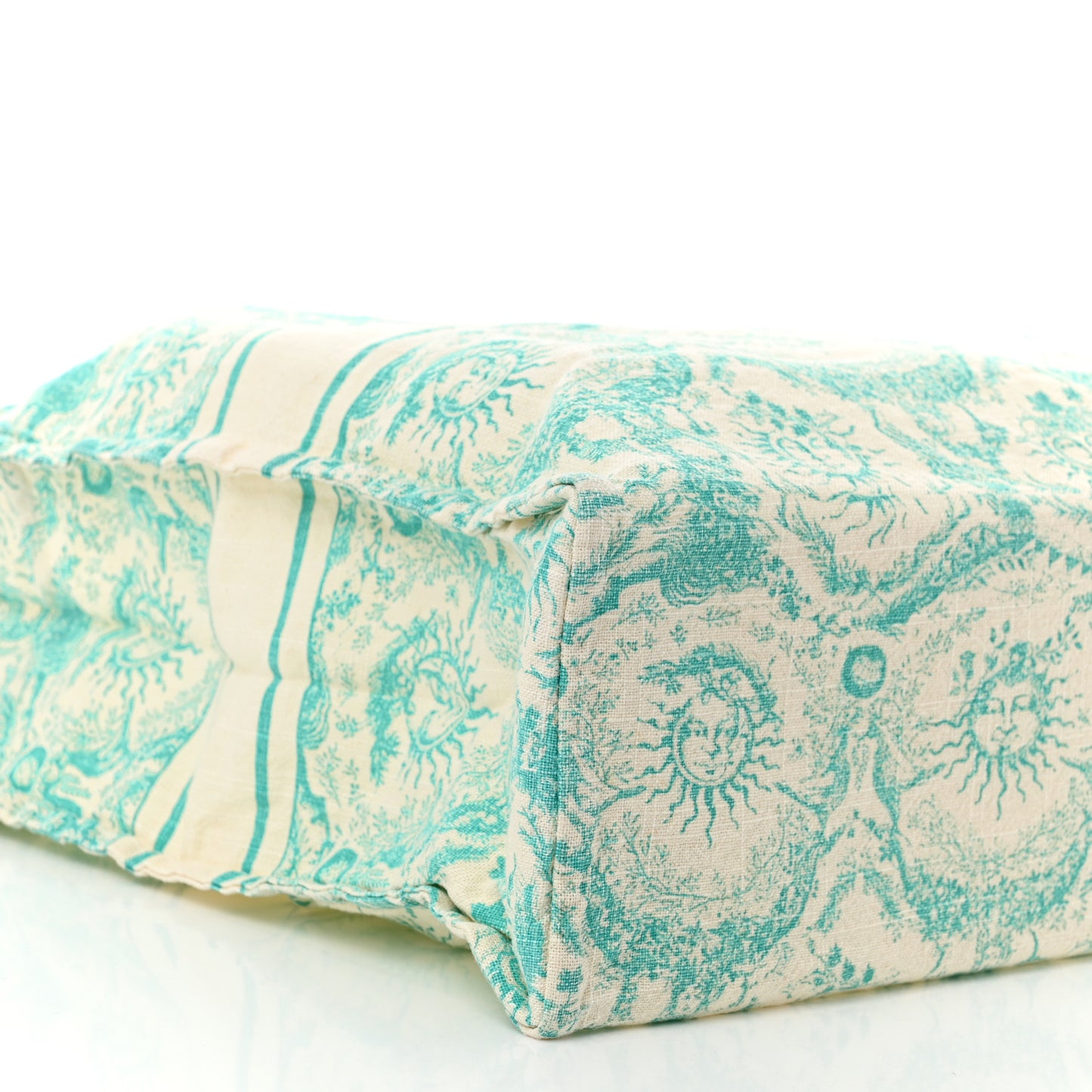 Canvas Dioriviera Toile de Jouy Soleil Tote Aquamarina