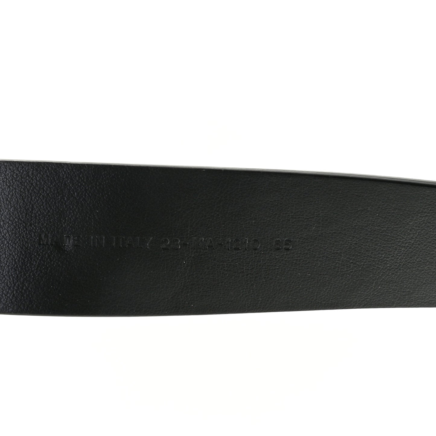 Calfskin CD Belt 85 Black