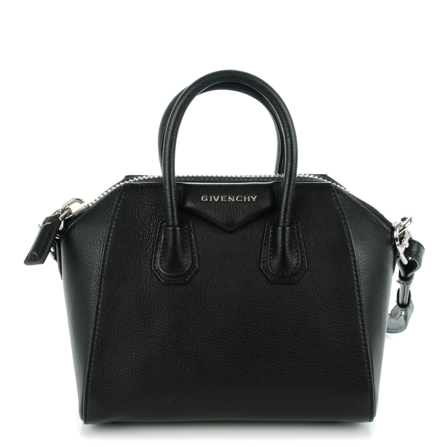 Sugar Goatskin Mini Antigona Black