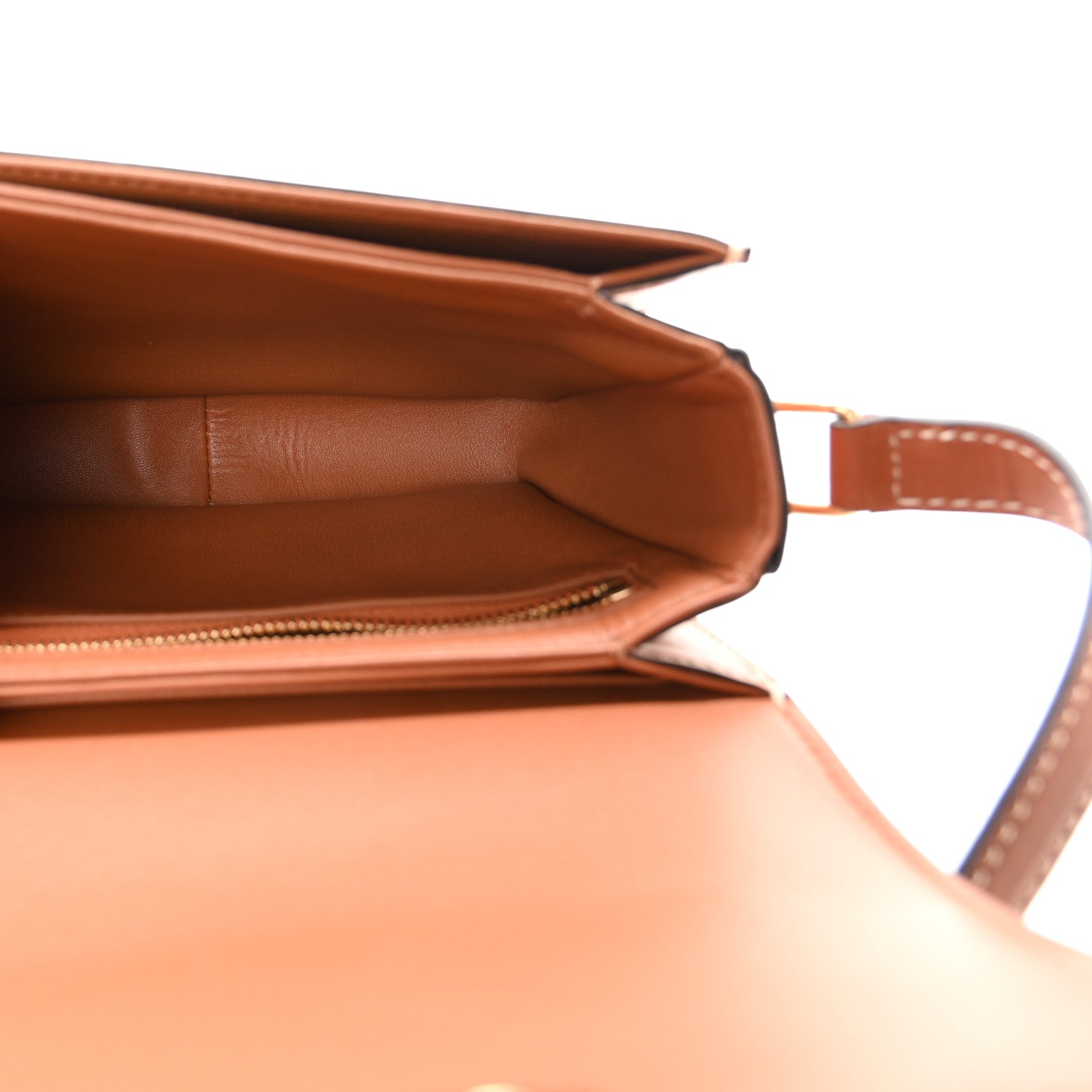 Celine Natural Calfskin Teen Triomphe Tan 4 of 9