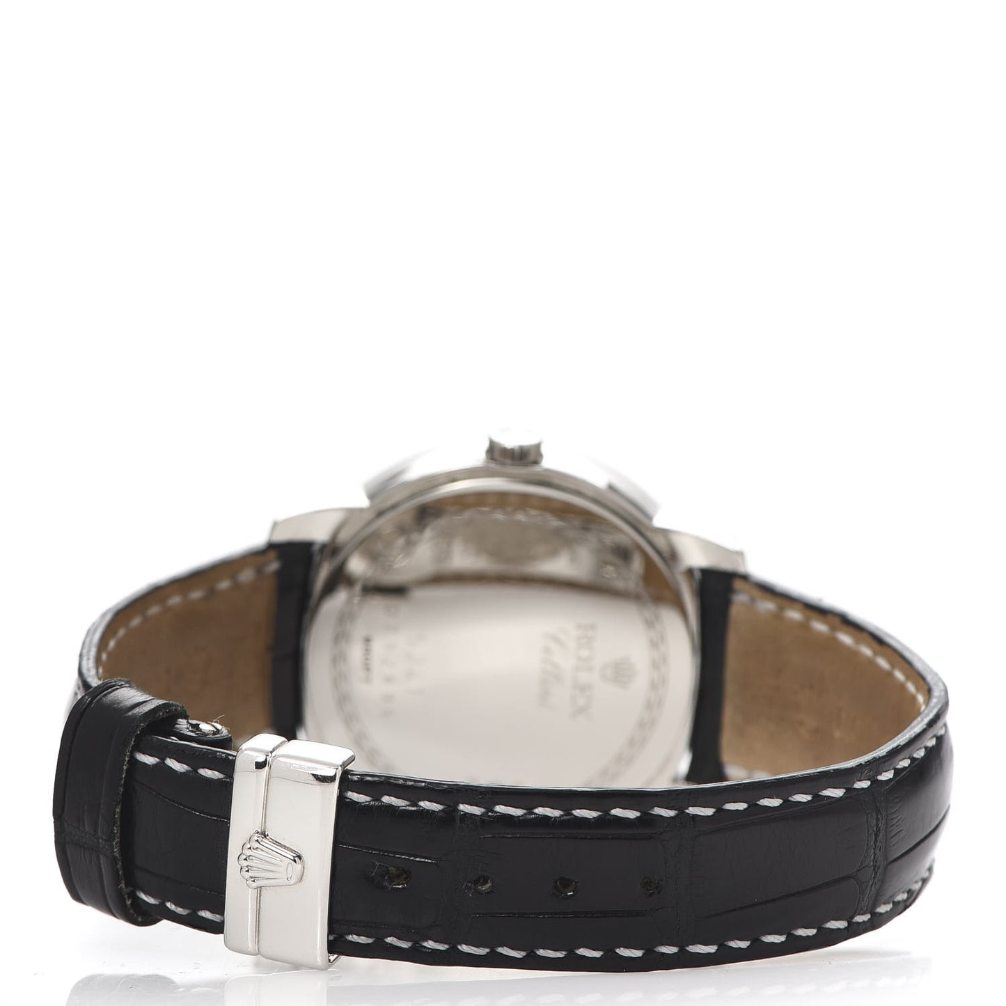 Platinum Alligator 38mm Cellini Cellenium Watch Silver 5241