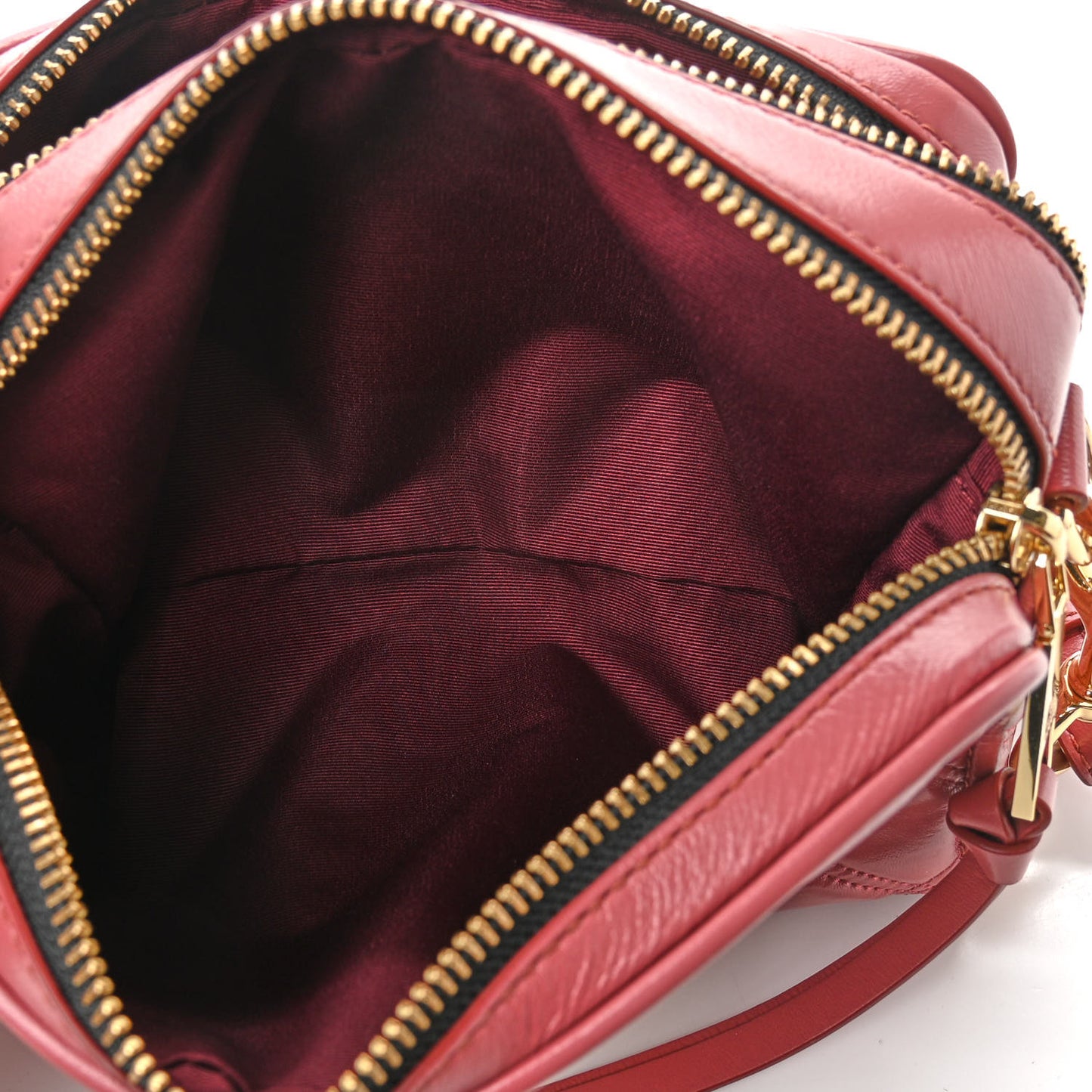 Calfskin Quilted The Softshot 21 Bag Santa Fe Red