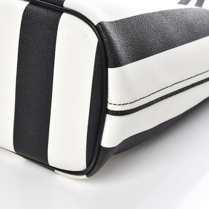Givenchy Coated Canvas Striped Large Antigona Tote Black White 23 of 23