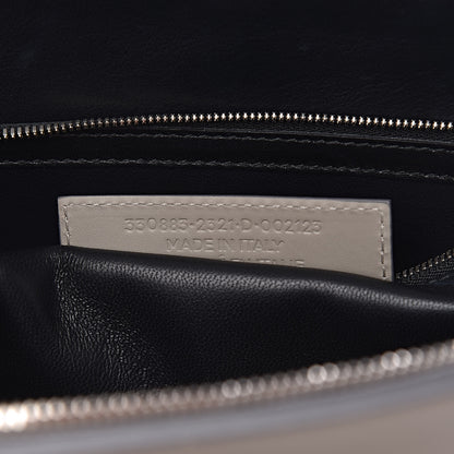 Balenciaga Calfskin Le Dix M Cartable Shoulder Bag Pearl Grey 7 of 15