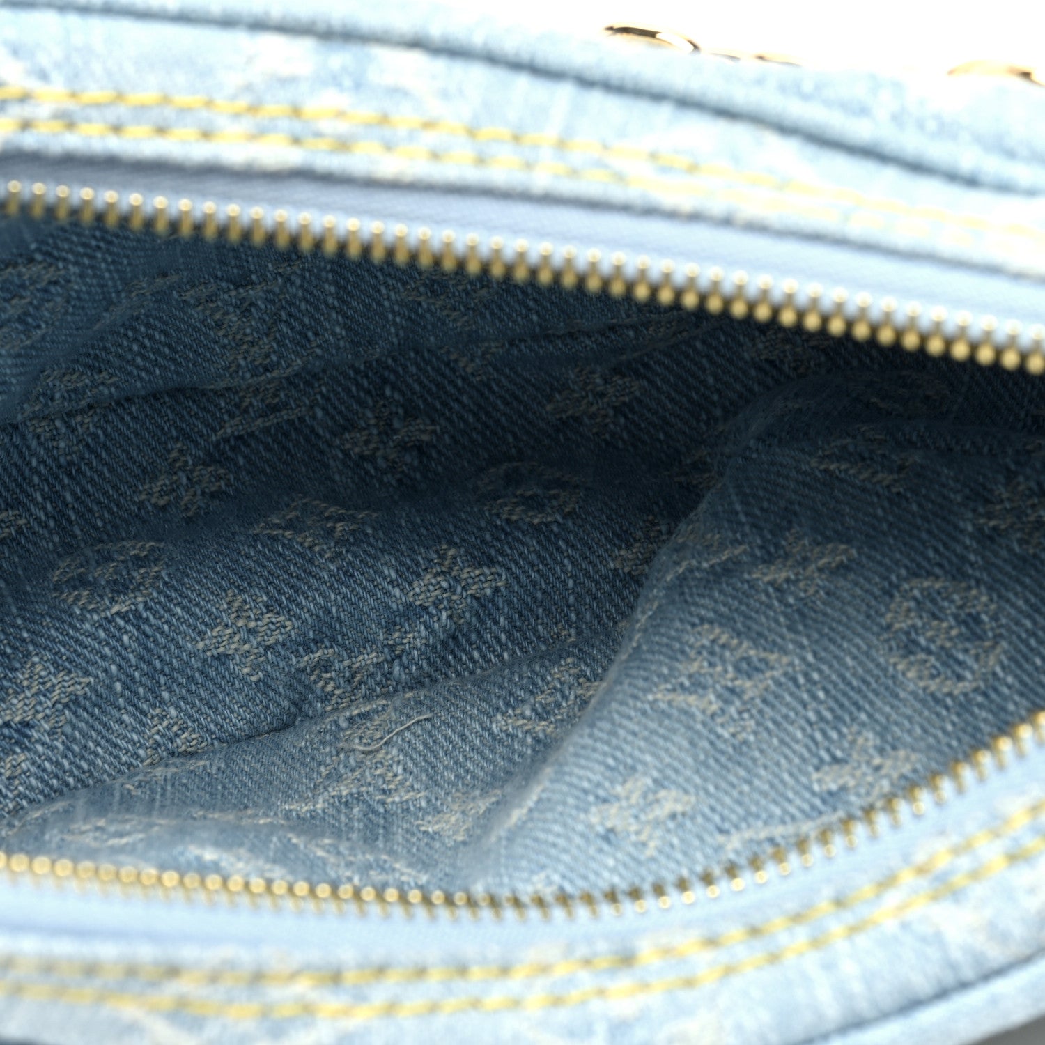 Louis Vuitton Monogram Denim Loop Sky Denim 5 of 9