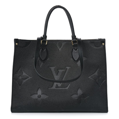 Louis Vuitton Empreinte Monogram Giant OnTheGo MM Black 1 of 9