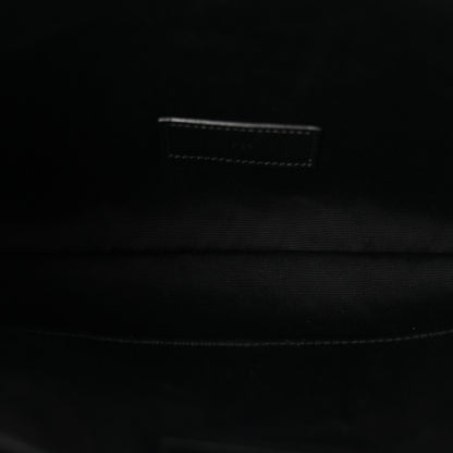 Saint Laurent Linen Canvas Rive Gauche Zipped Pouch Optic White 5 of 7