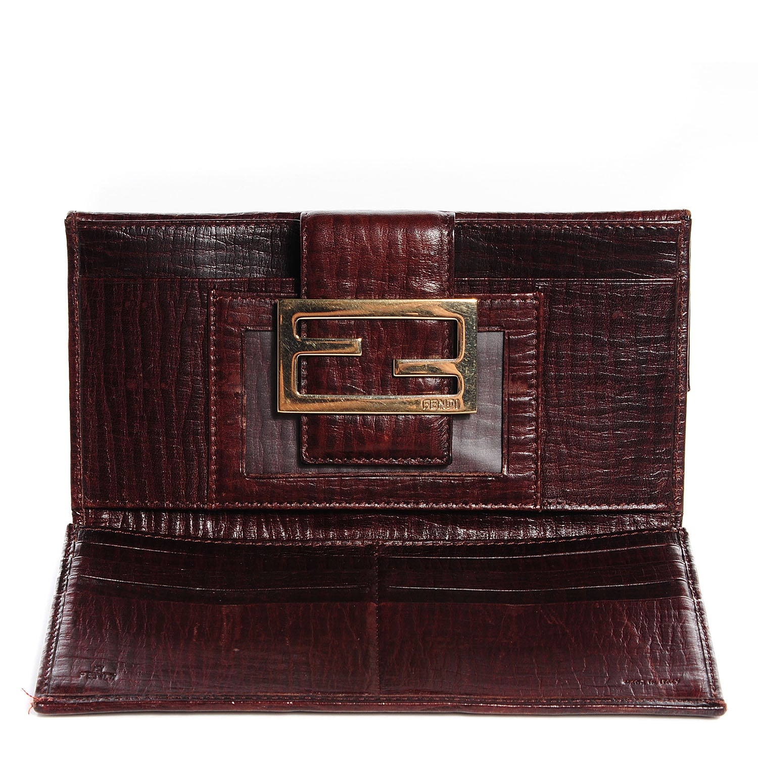 Fendi Zucchino Continental Wallet Brown 5 of 11