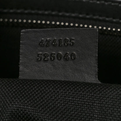 Gucci GG Supreme Monogram Appia Calfskin Web Briefcase Black 7 of 9