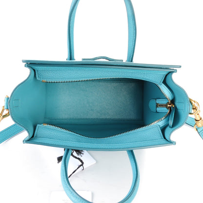 Celine Goatskin Nano Luggage Antarctic 5 of 8