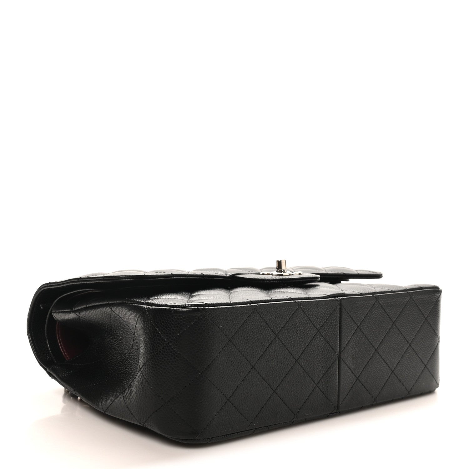 Chanel Caviar Quilted Jumbo Double Flap Black 4 of 10