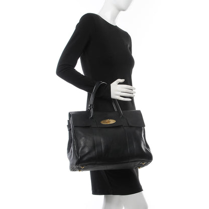 Mulberry Natural Leather Bayswater Black 2 of 27