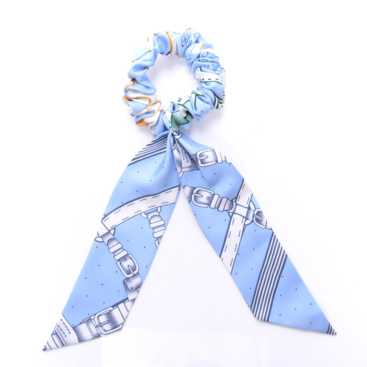 Hermes Silk Twilly Scrunchie 2 of 3