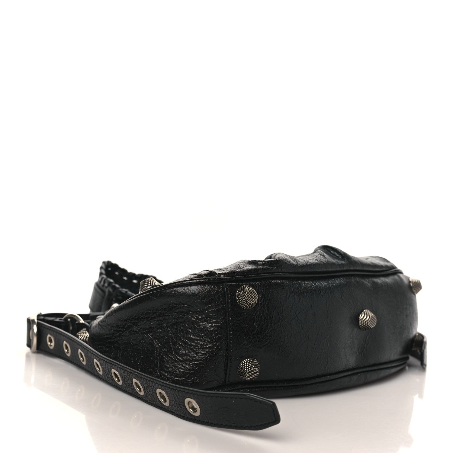 Balenciaga Agneau Arena Small Le Cagole Shoulder Bag Black 4 of 8