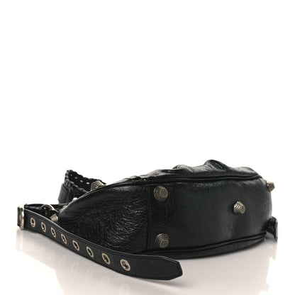 Balenciaga Agneau Arena Small Le Cagole Shoulder Bag Black 4 of 8
