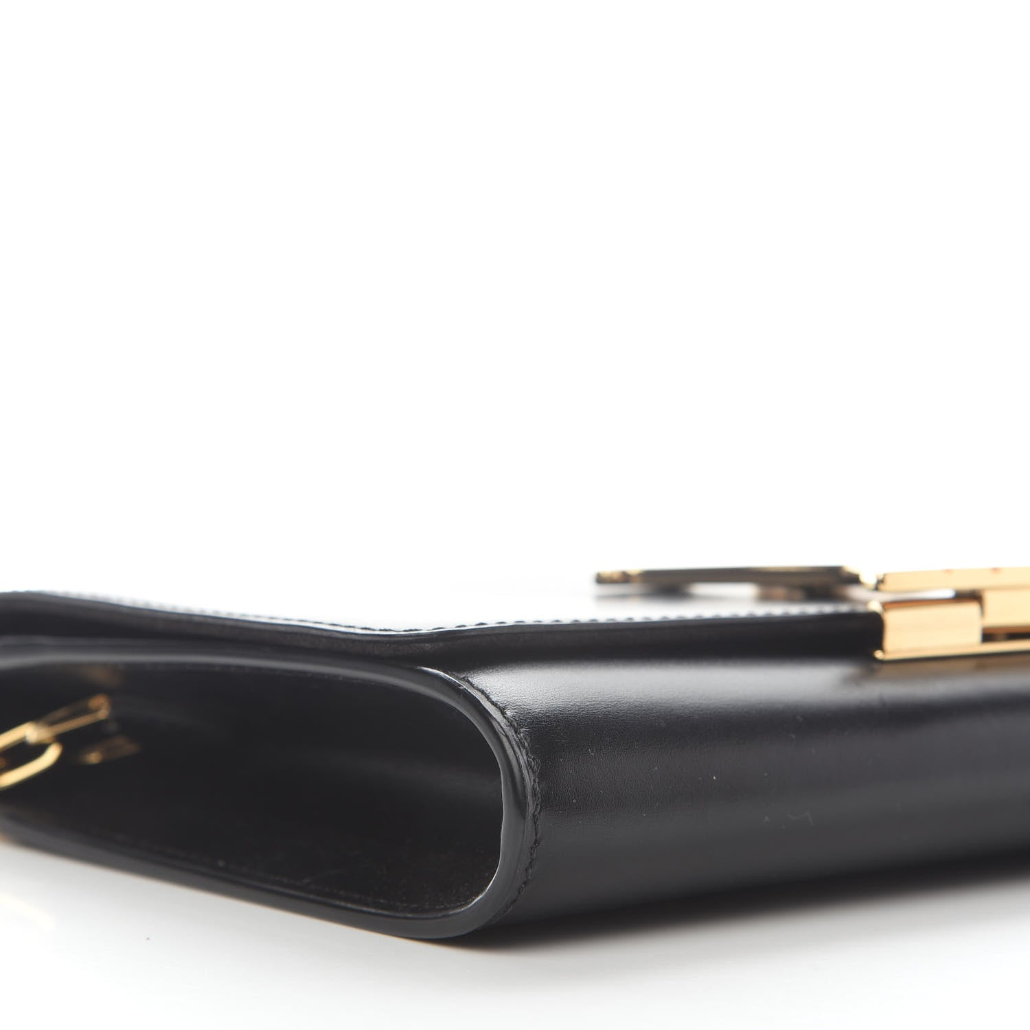 Louis Vuitton Calfskin Chain Louise GM Black 7 of 9