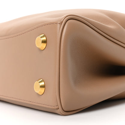 Balenciaga Natural Smooth Calfskin Mini Rodeo Top Handle Handbag Latte 10 of 10