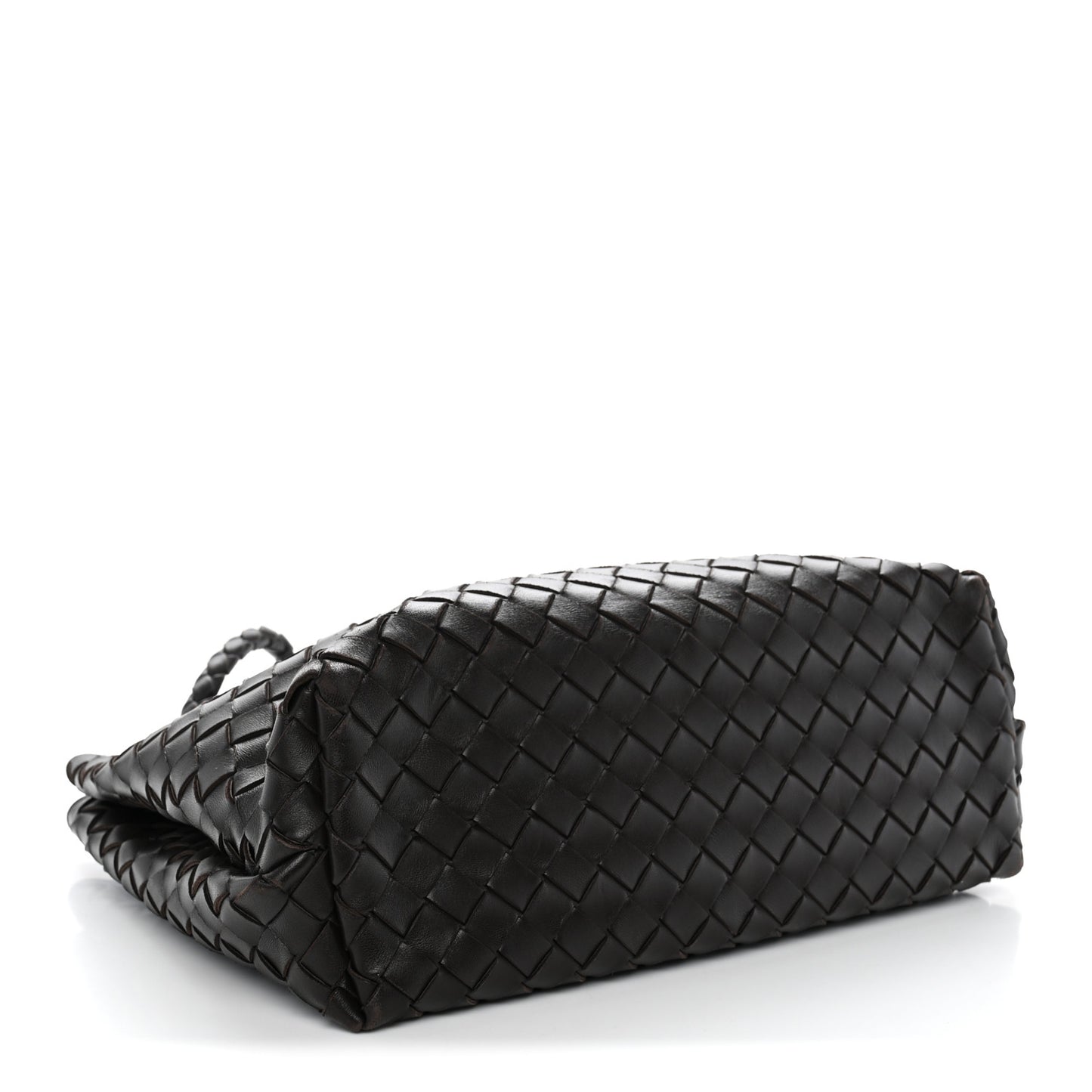 Nappa Intrecciato Medium Andiamo Shoulder Bag Fondant