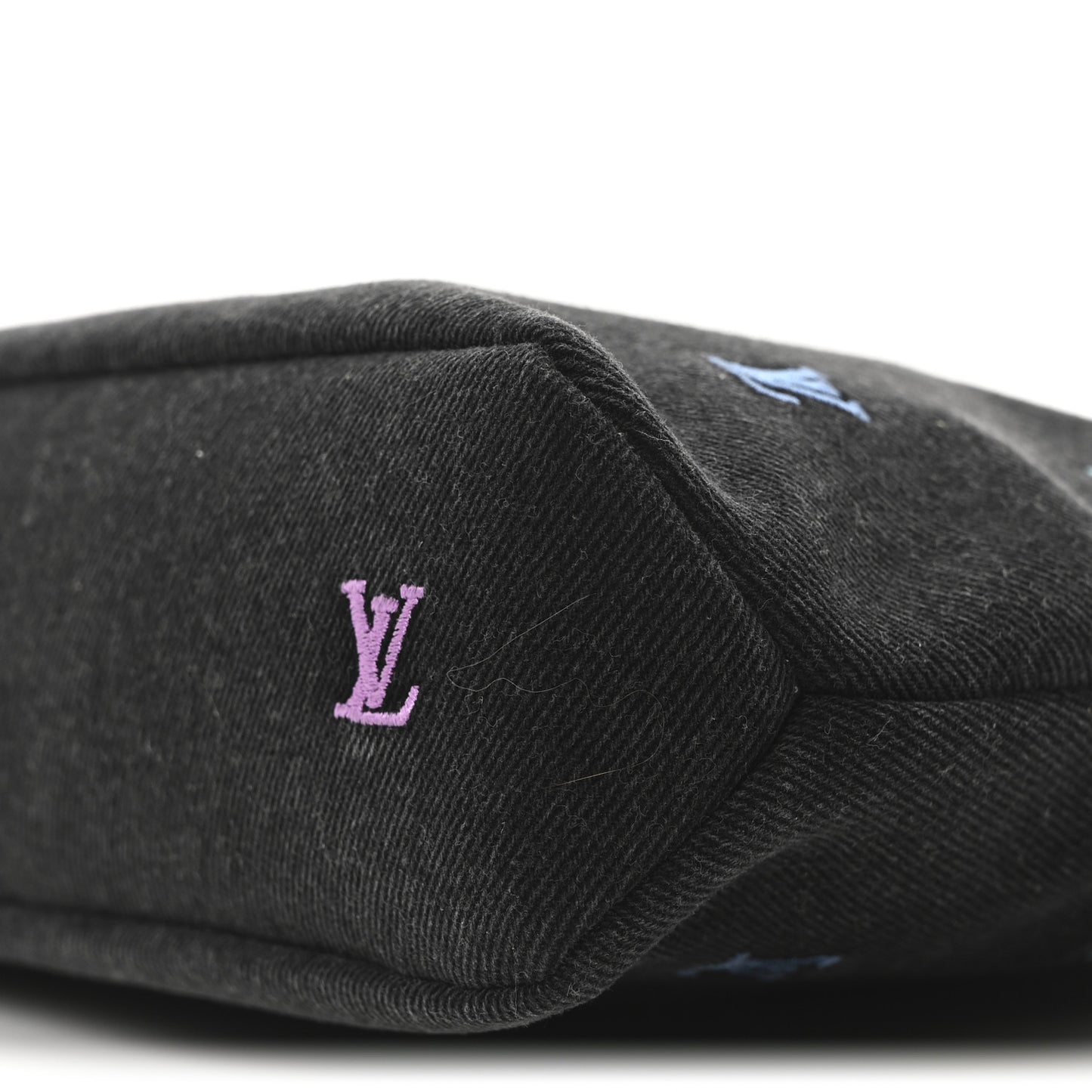 Blason Denim Pochette Voyage Souple Black Gradient Blue