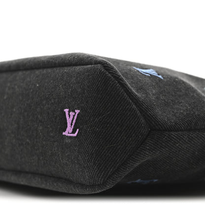 Louis Vuitton Blason Denim Pochette Voyage Souple Black Gradient Blue 9 of 9