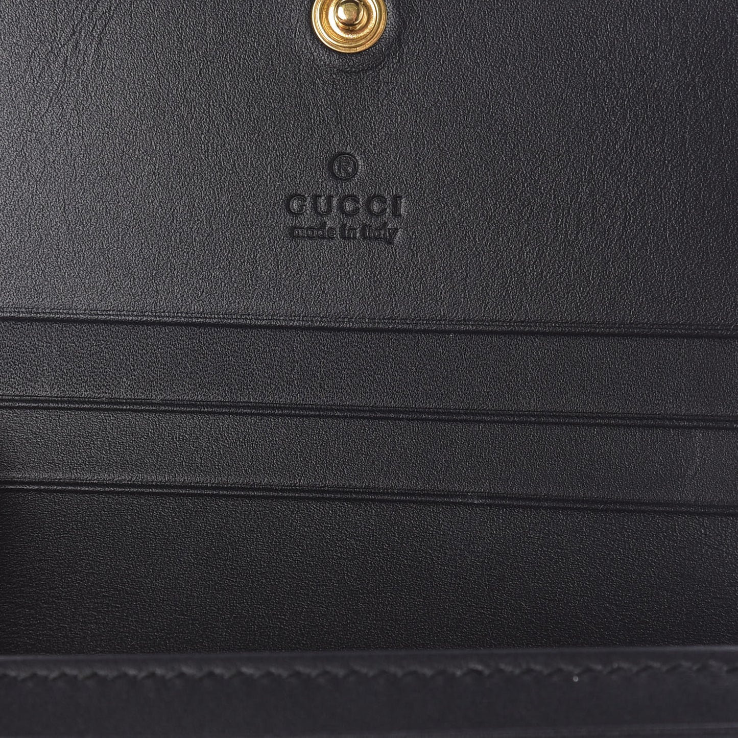 GG Supreme Monogram Bee Print Card Case