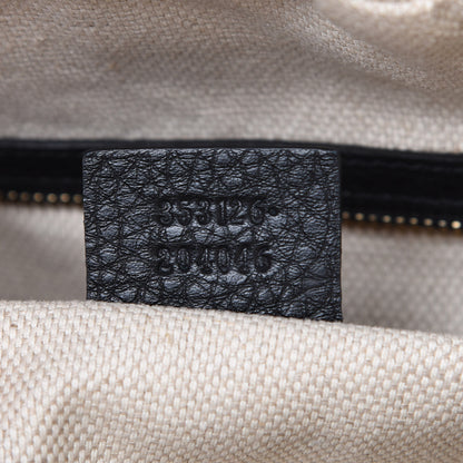 Gucci Pebbled Calfskin Medium Soho Bowler Black 6 of 10