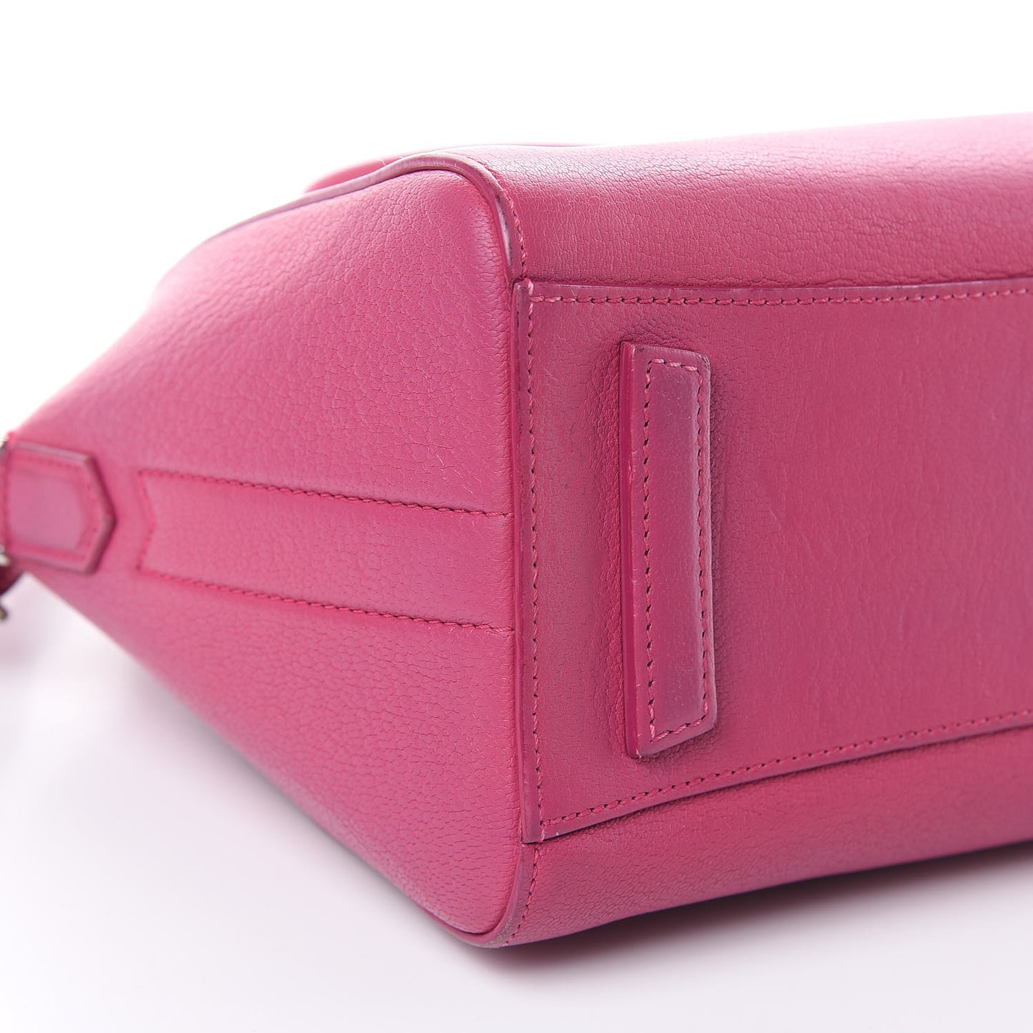 Sugar Goatskin Mini Antigona Magenta