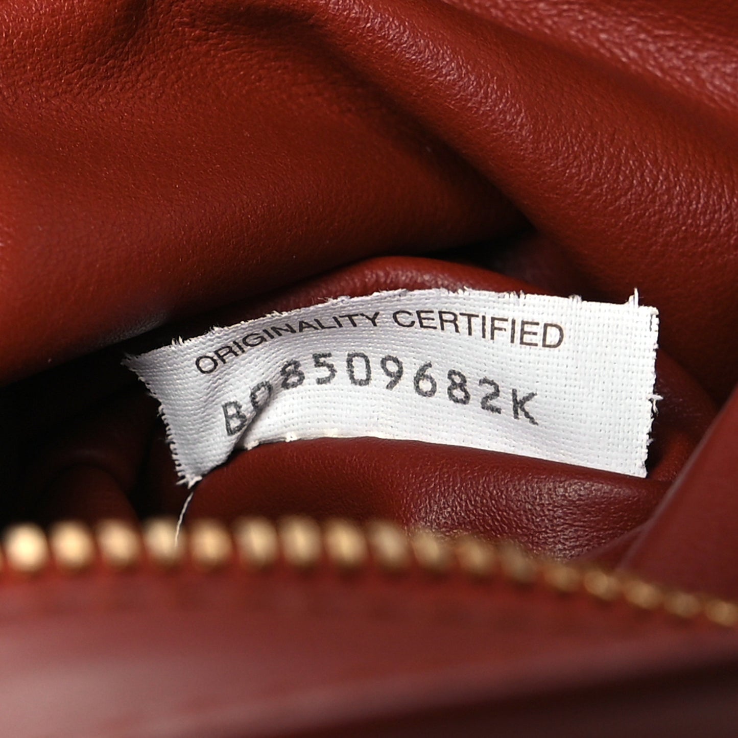 Supple Calfskin BV Twist Rust