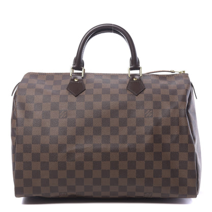 Louis Vuitton Damier Ebene Speedy 35 1 of 10