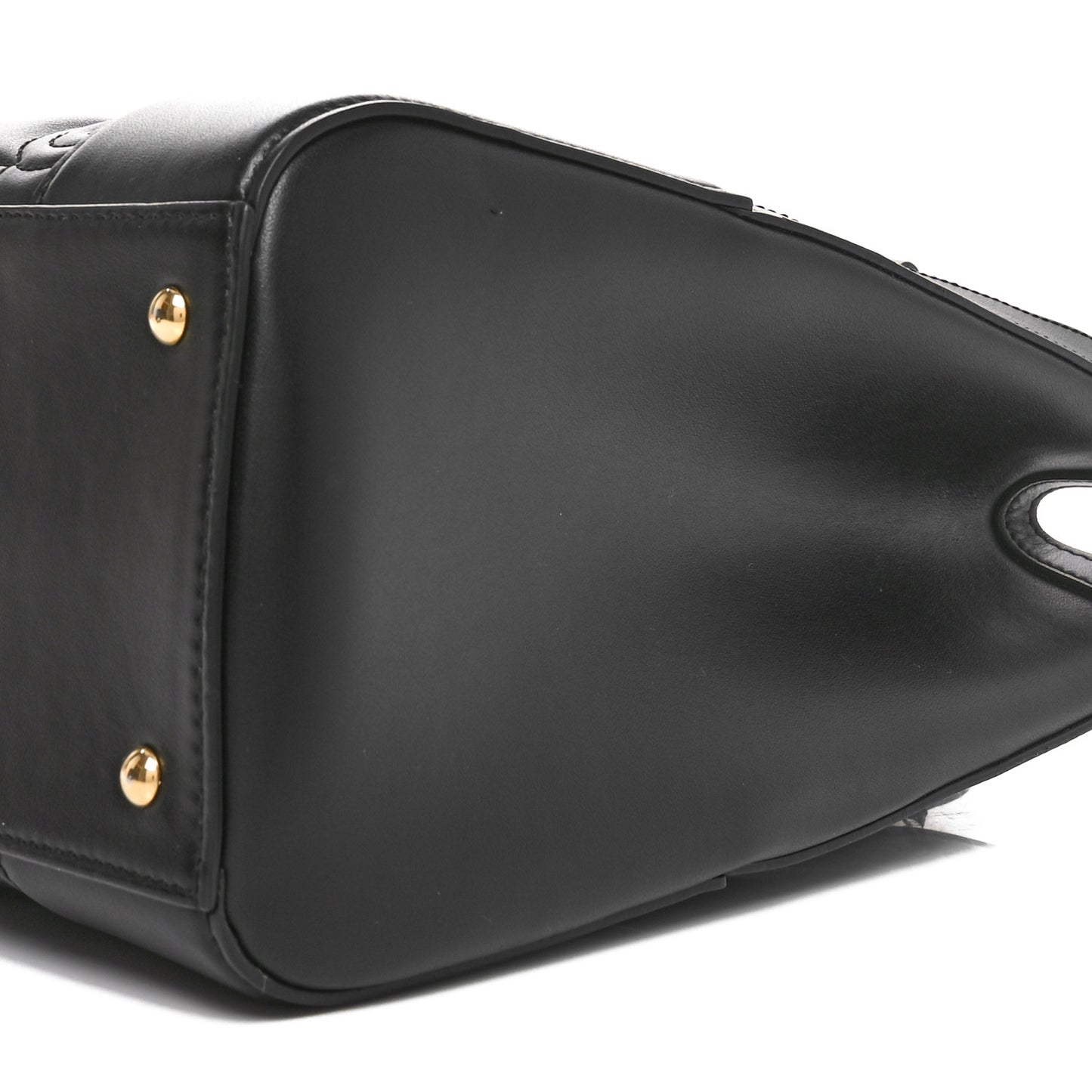 Calfskin GG Matelasse Small Tote Bag Black Natural