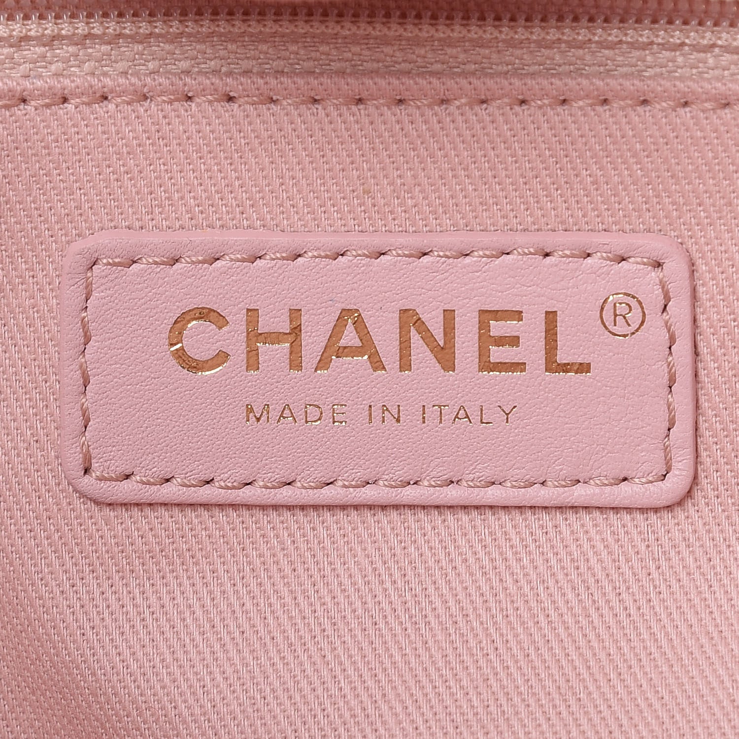 Chanel Straw Lurex Large Deauville Tote Pink 8 of 10