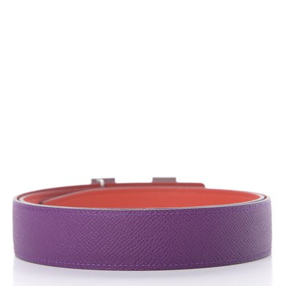 Hermes Epsom Constance H Belt 90 Anemone Capucine 2 of 7