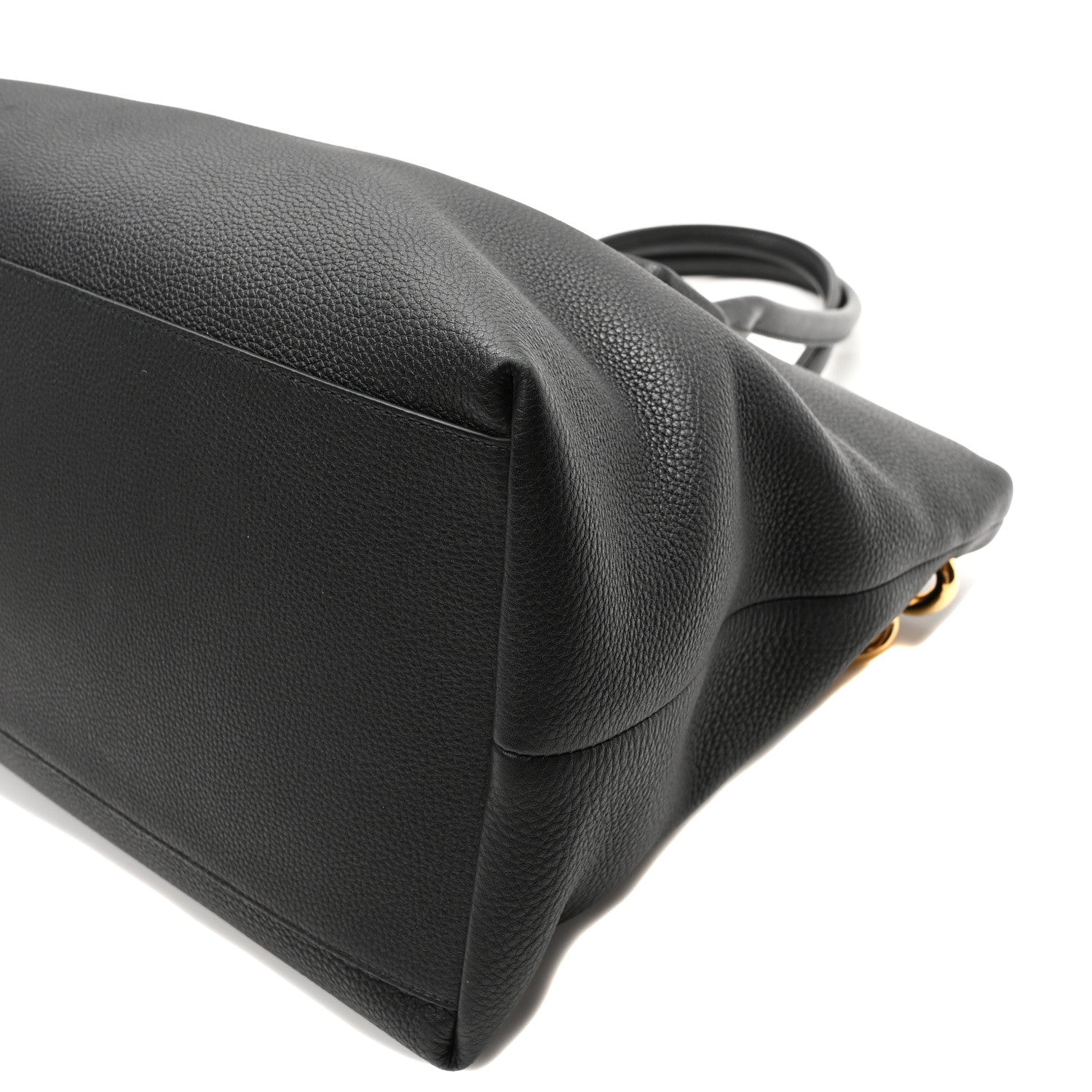 Bottega Veneta Grained Calfskin Saint Germain Medium Tote Black 9 of 9