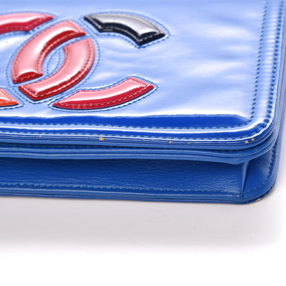 Chanel Vinyl Small Lipstick Flap Blue 10 of 12
