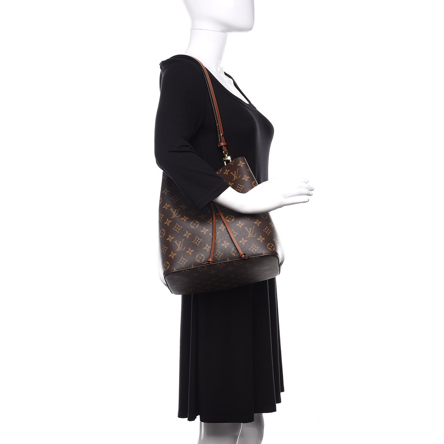 Louis Vuitton Monogram Neonoe MM Caramel 2 of 10