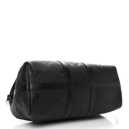 Louis Vuitton Empreinte Monogram Giant Keepall Bandouliere 45 Black 3 of 4