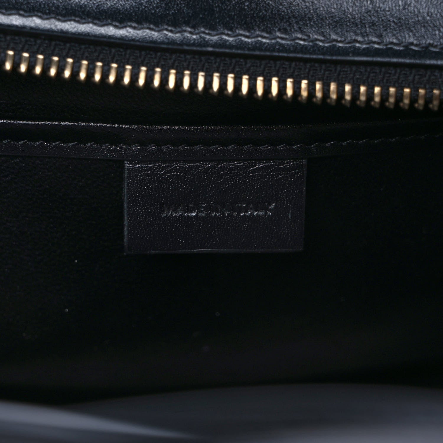 Celine Crocodile Embossed Nubuck Smooth Calfskin Bi-Color Nano Luggage Havana Black 6 of 8